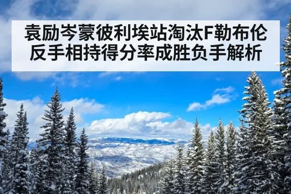 袁励岑蒙彼利埃站淘汰F勒布伦 反手相持得分率成胜负手解析